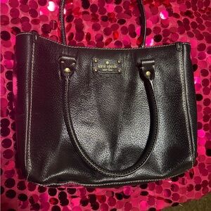 Kate Spade Shiny Black Tote